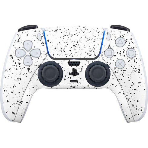White Speckle PS5 Controller Skin